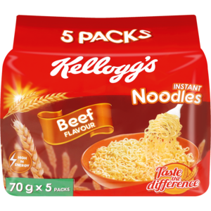 Kelloggs Noodles Beef 5 &#039;s