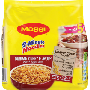 Maggi 2 Min Noodles Drbn Curry M/pk 5 &#039;s