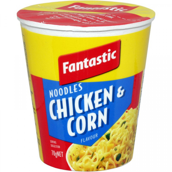 Fantastic Cup Noodles Chicken&amp;corn 70 G