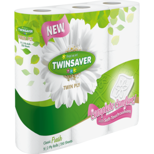 Twinsaver Toil Paper Lux Wht 2ply 9 &#039;s